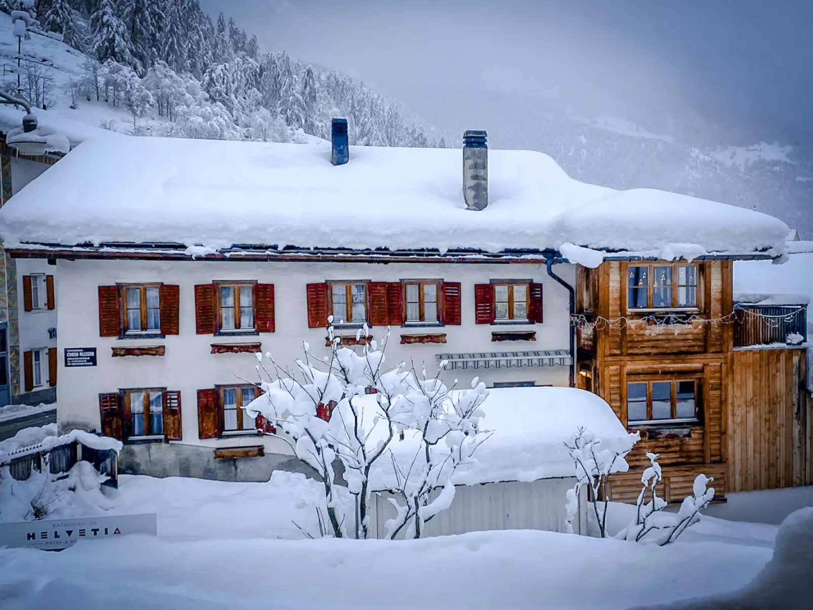 Chasa Allegra, (Müstair). - Buiten