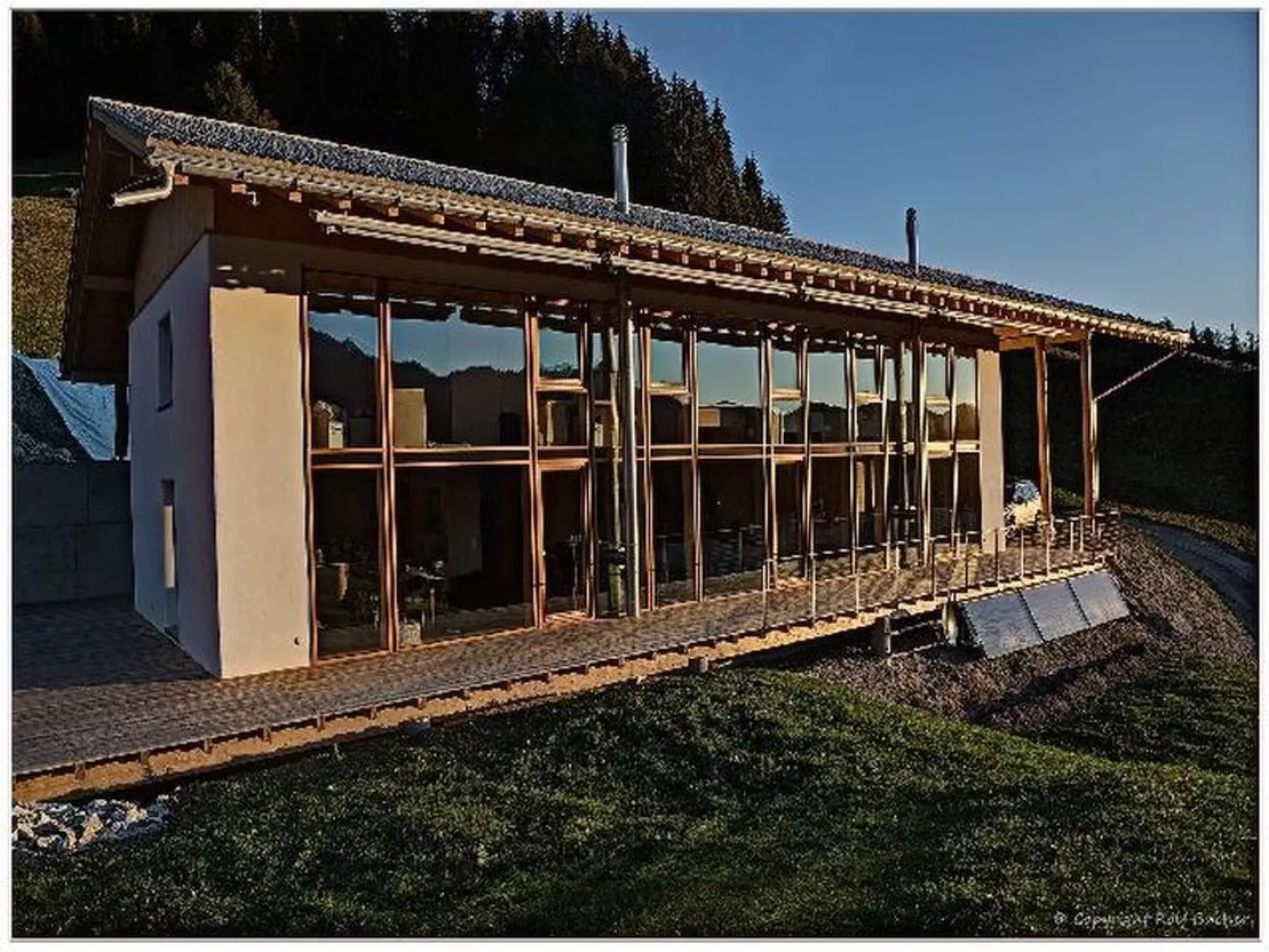 Ferien auf dem Bauernhof, (Laax Murschetg). 3.5 Zimmerwohnung - Buiten