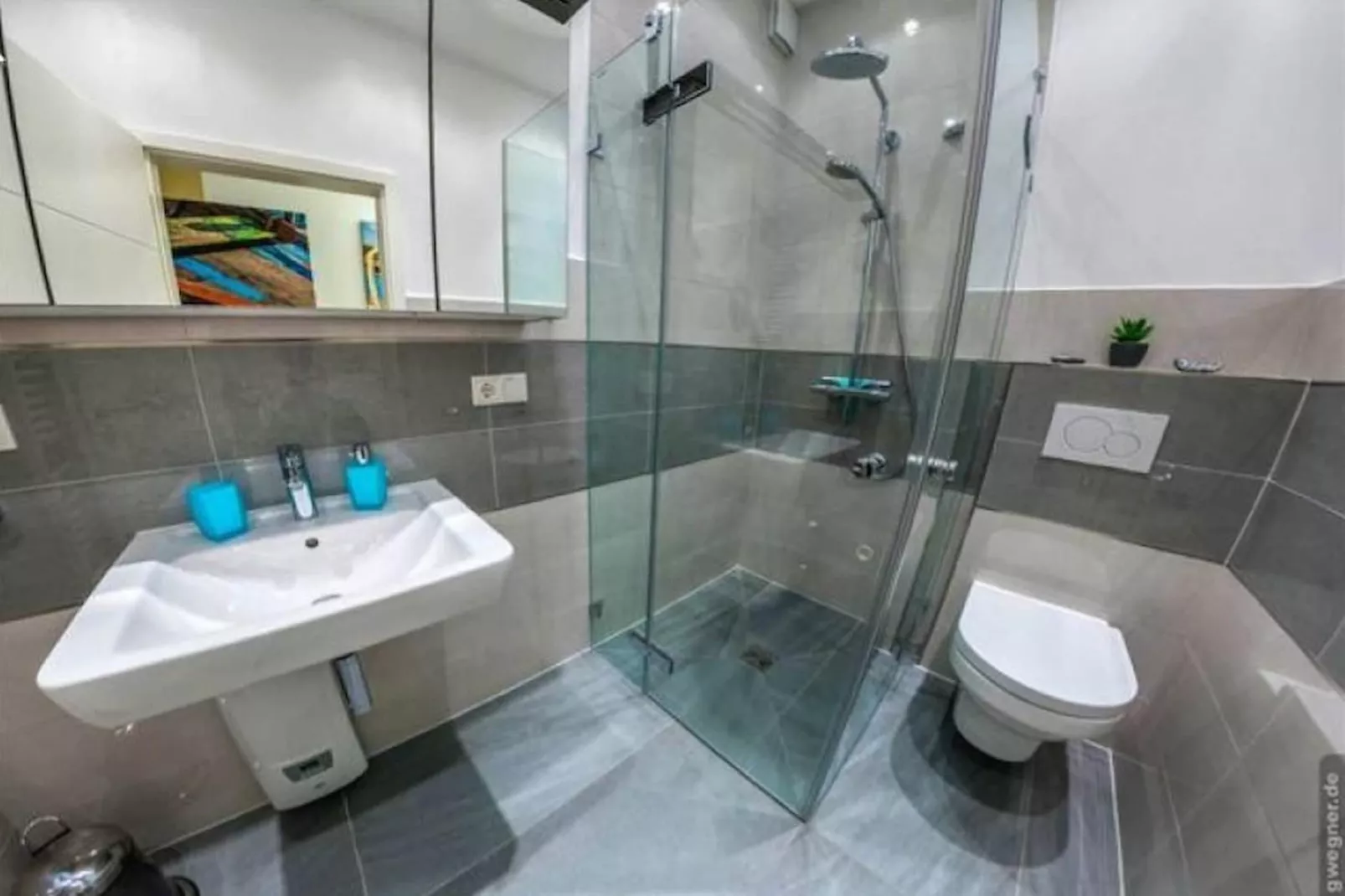 Ferienwohnung P 1 - Surf and Chill - Badkamer