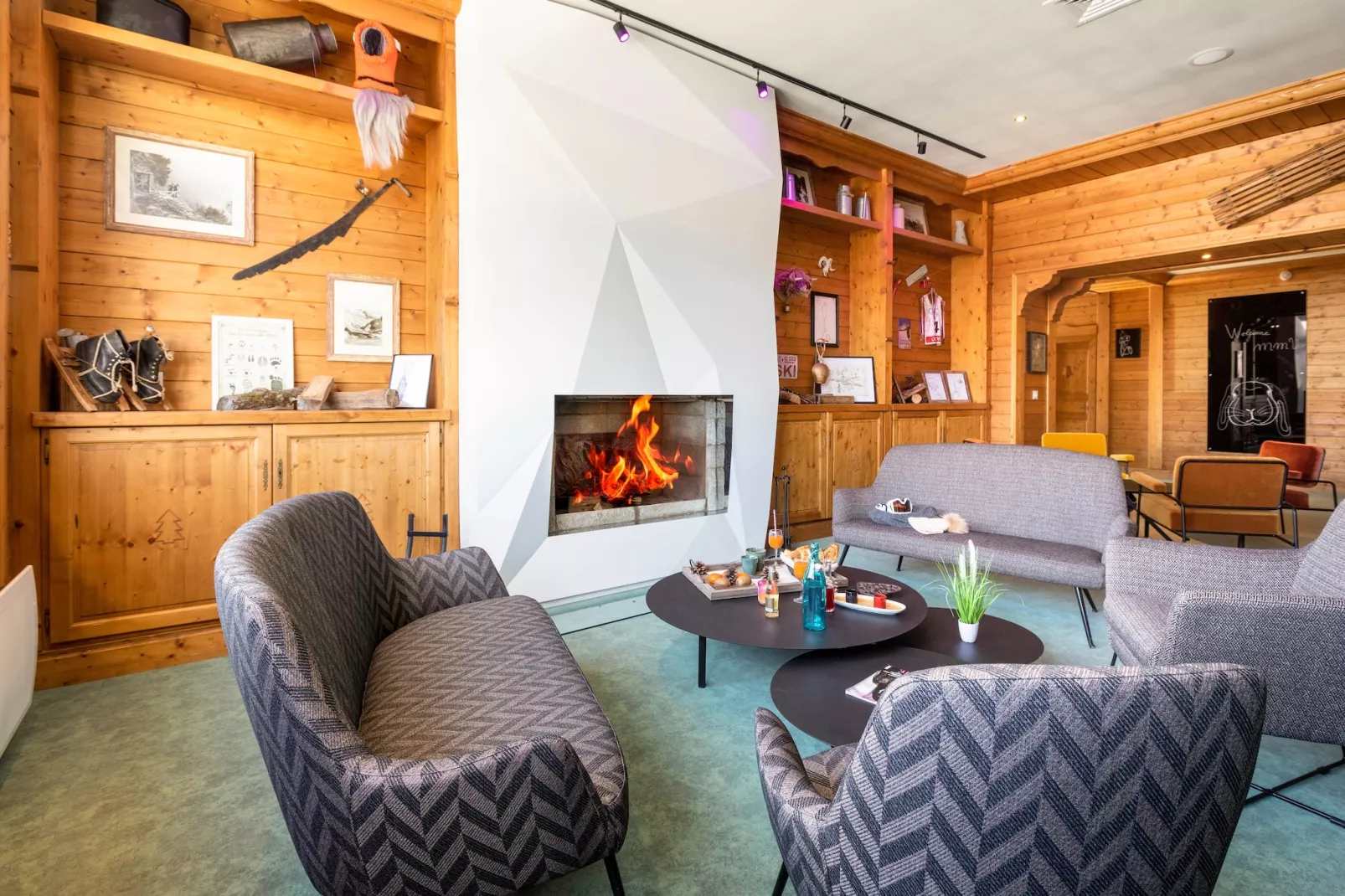 Village Club MMV Plagne 2000  Room for 3 people - Woonkamer