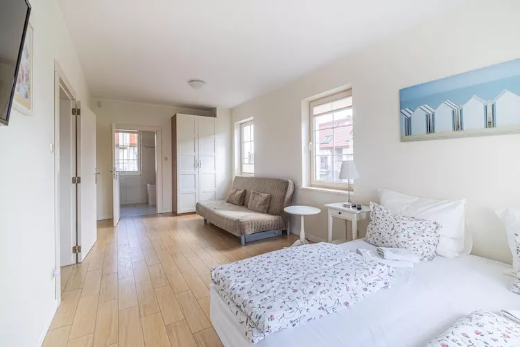 Apartament nr 5 dla 4 osób Dębki - Slaapkamer