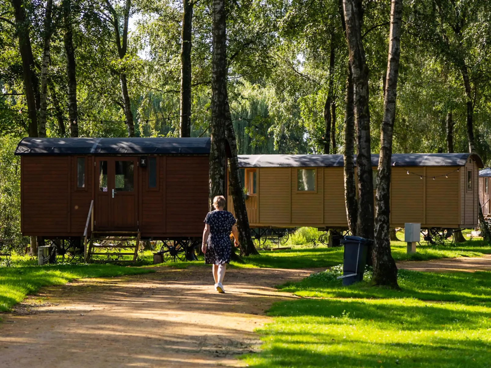 Camping Papillon Kinrooi - Pipowagen 2 personen - Buiten