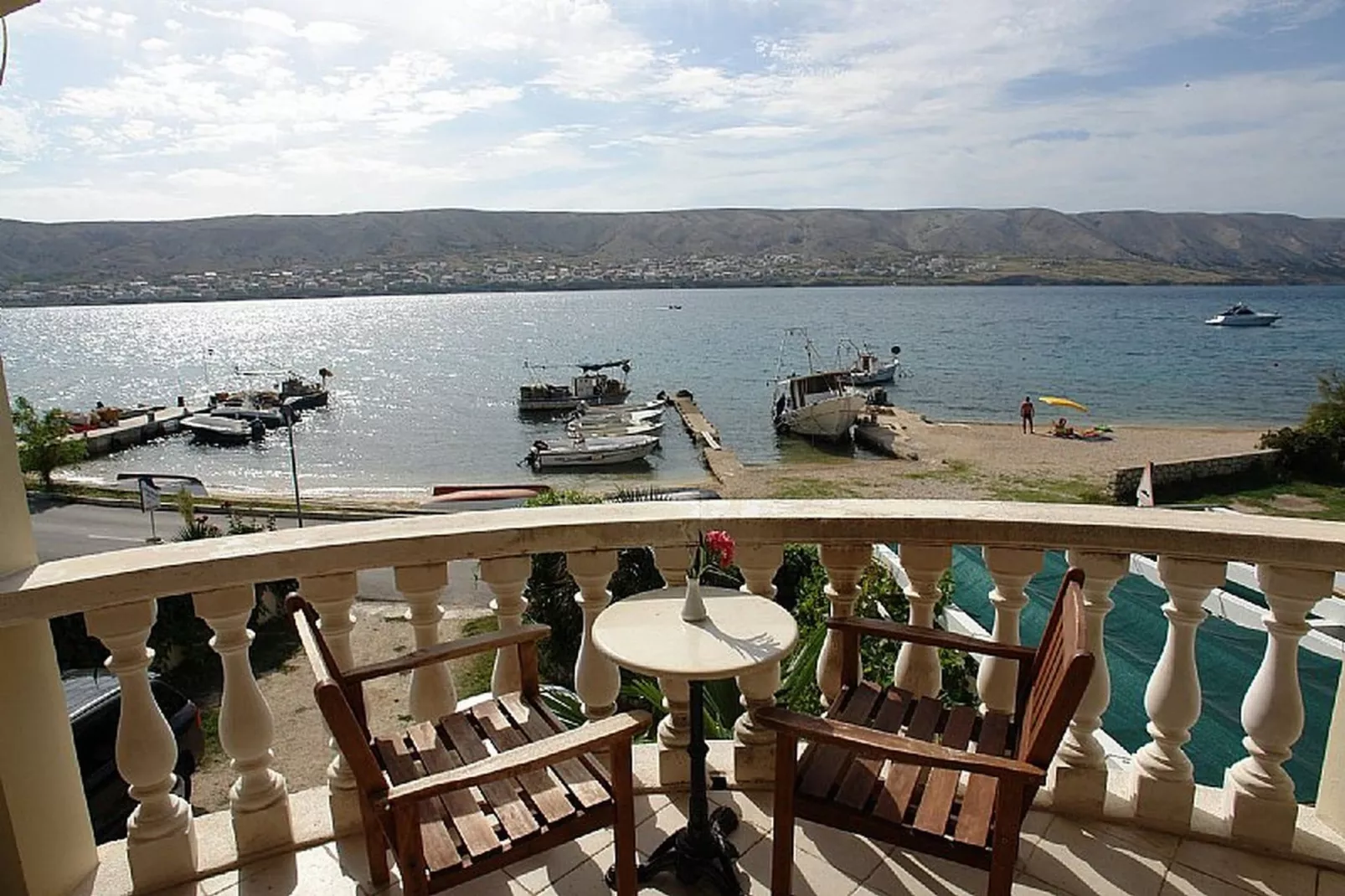 Pansion Gea - Superior Double Room with Balcony and Sea View (S2) - Terrasbalkon