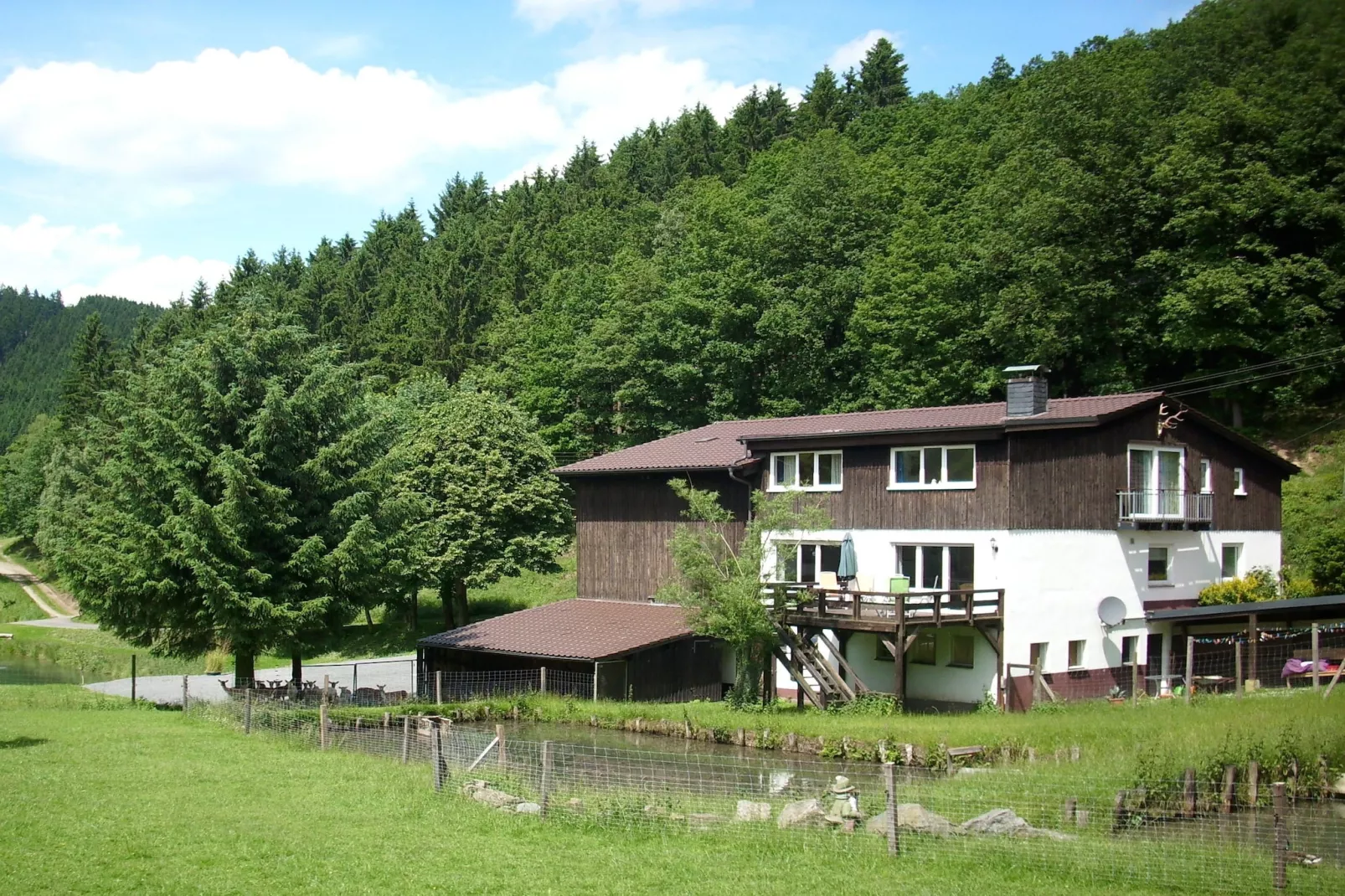 Am Damwildgehege - Buitenkant zomer