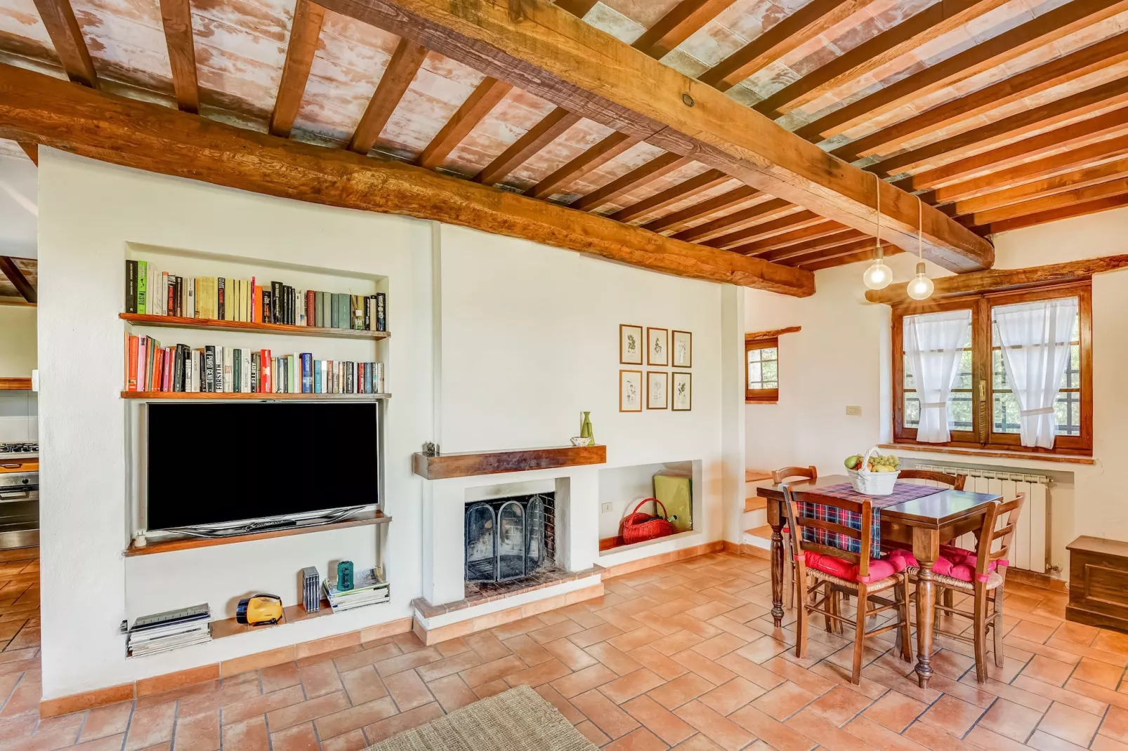 Podere Bellavista - Woonkamer