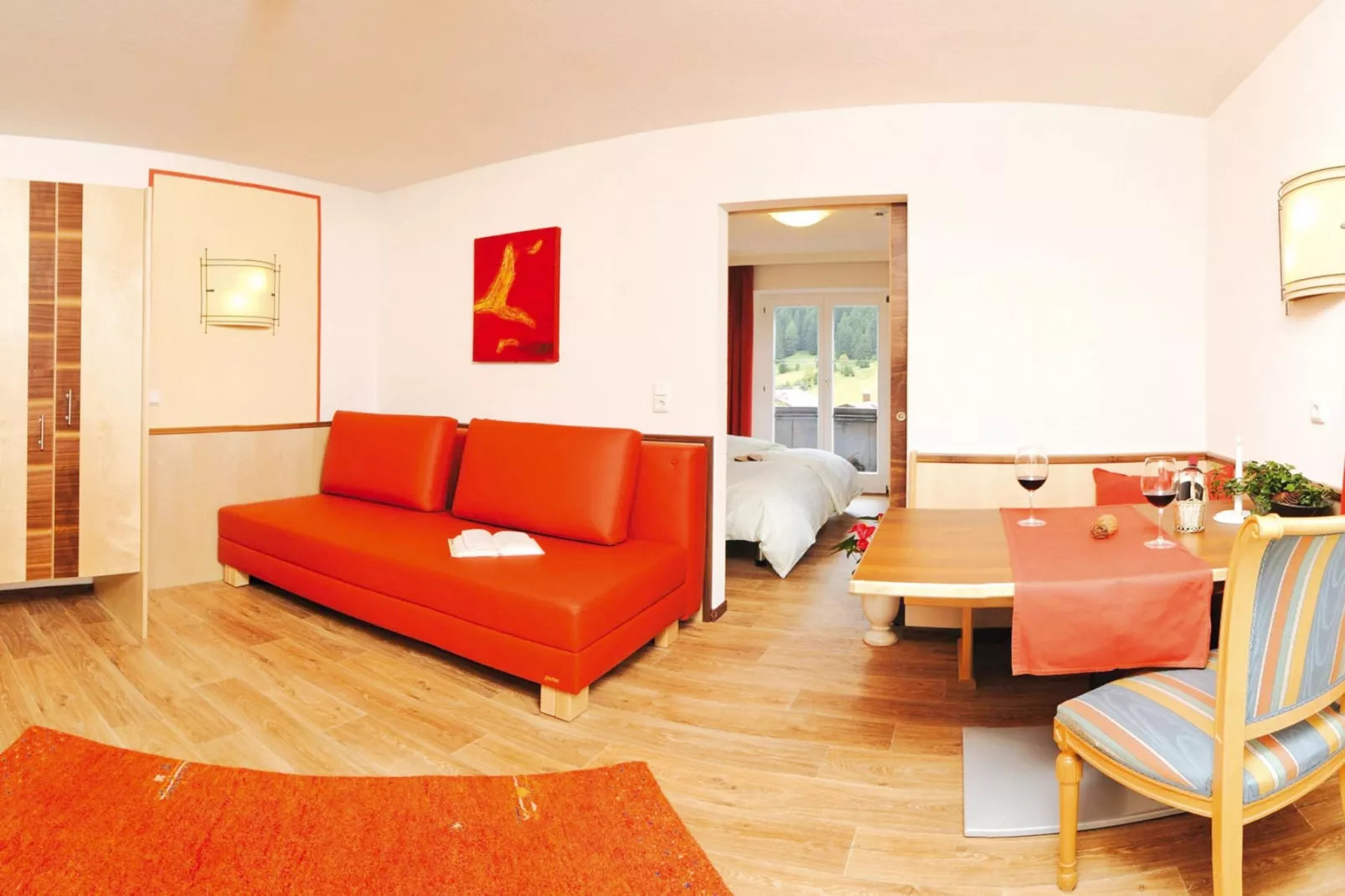 Apart Fliana Mathon - Woonkamer