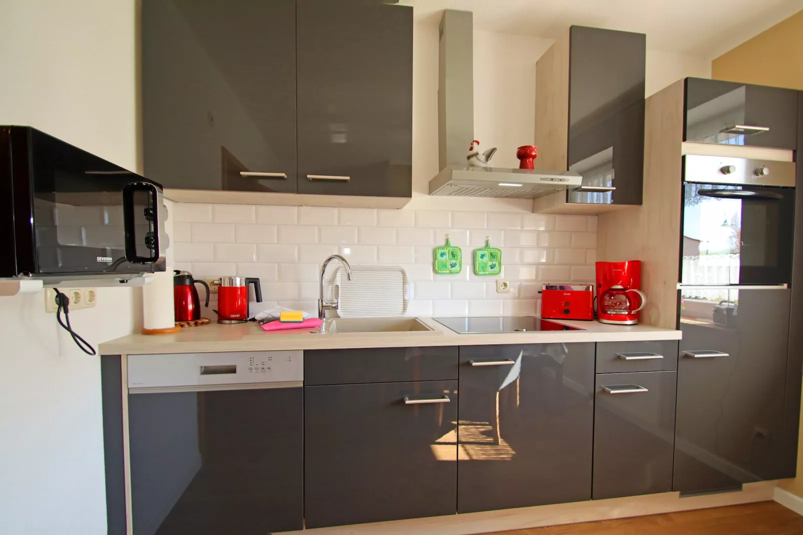 Schönes Ferienhaus in Alt Bukow Gaida - Keuken