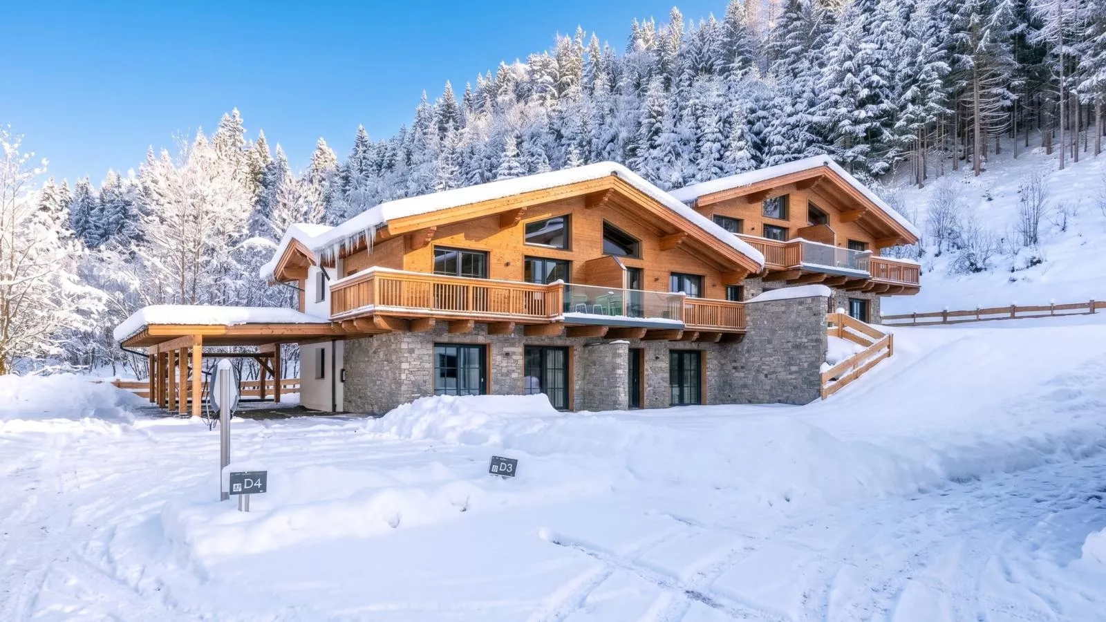 Tauernlodge Eben C1 - Exterieur winter