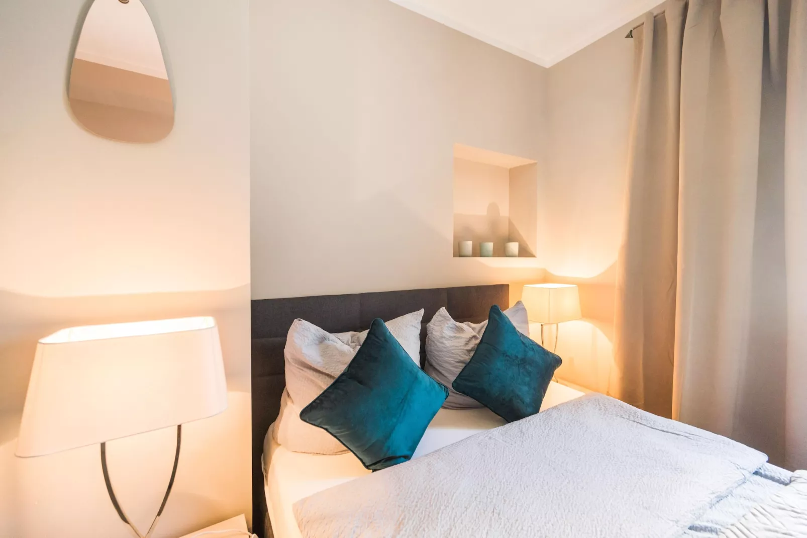 Apartment für Monteure Bad Camberg - Slaapkamer
