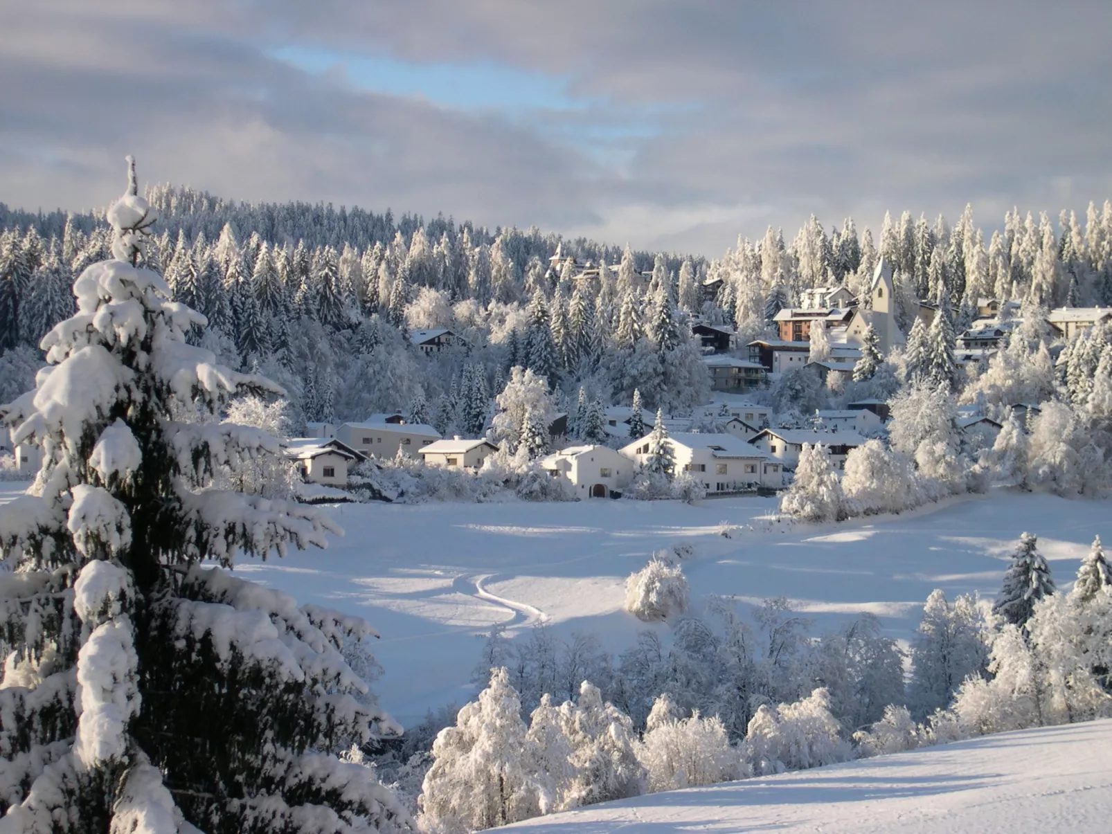 Panorama A23 / Fitzi, (Flims Dorf). Panorama A 23 / Fitzi - Buiten