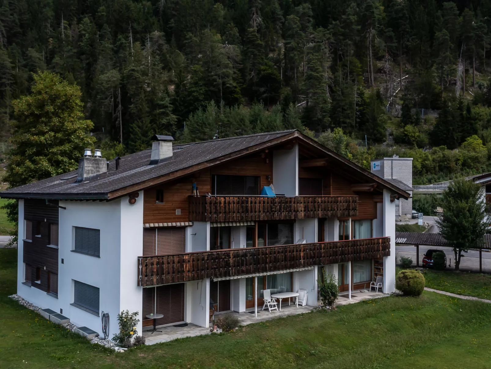 Casa Hirundella, (Trin Mulin). 2.5 Zimmerwohnung - Binnen