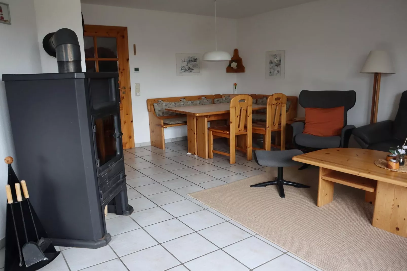 Ferienwohnung Meeresrauschen - Woonkamer