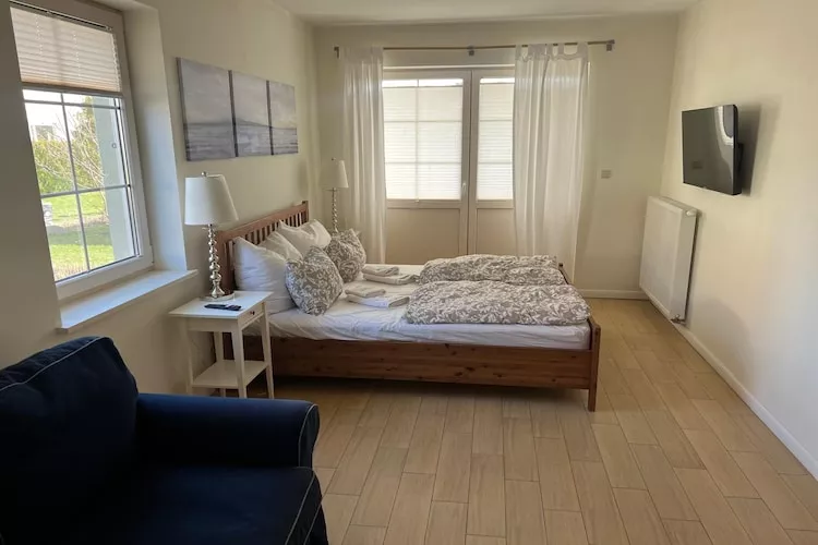 Apartament nr 1 dla 4 osób Dębki - Slaapkamer