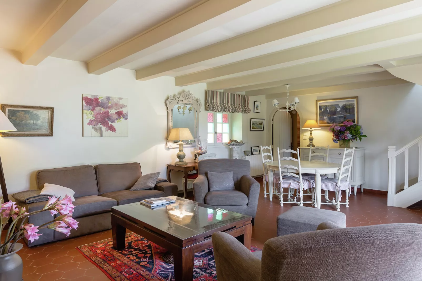 Maison de vacances Landévennec - Woonkamer