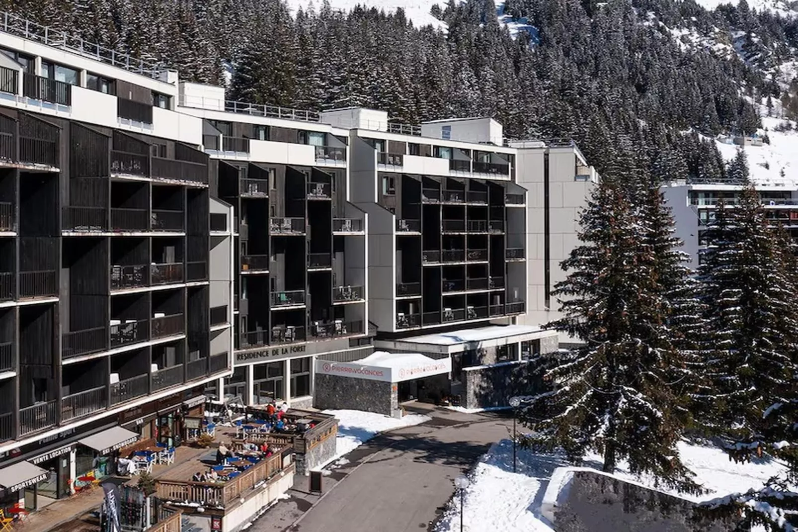 Résidence Pierre & Vacances la Foret Apartment 4 people - 1 bedroom - Balcony - South-facing - Exterieur winter