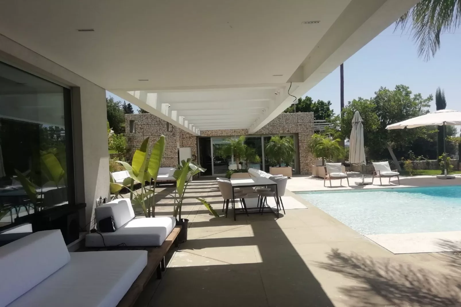 Luxury Villa at Vrahniou - Zwembad