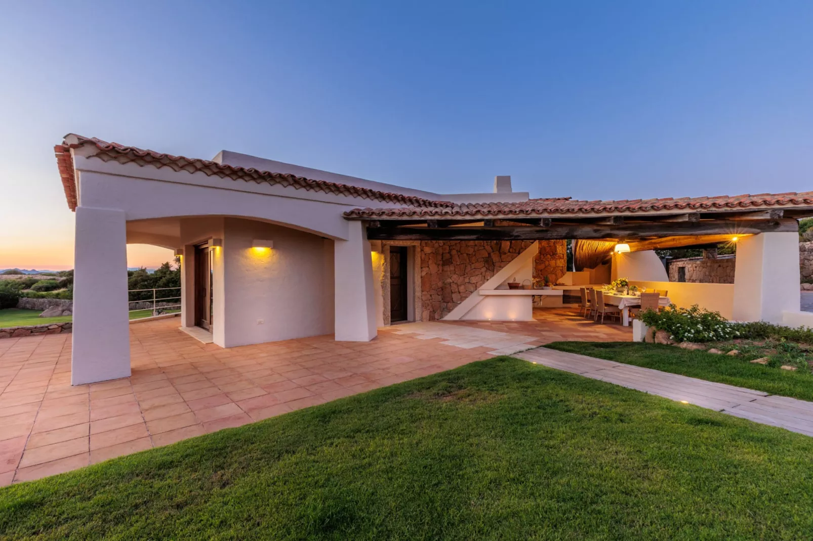 Villa Smeralda Porto Cervo - Buitenkant zomer