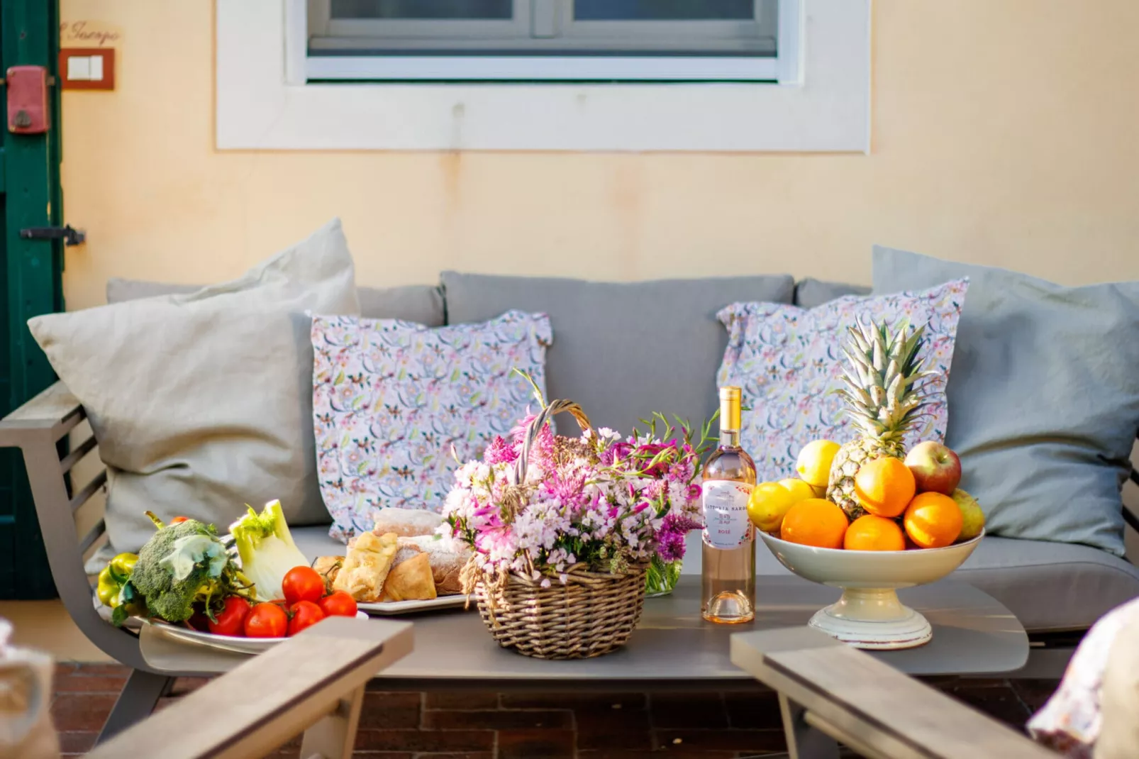 Jacopo Farmhouse Apartment in Wine Resort in Lucca - Woonkamer