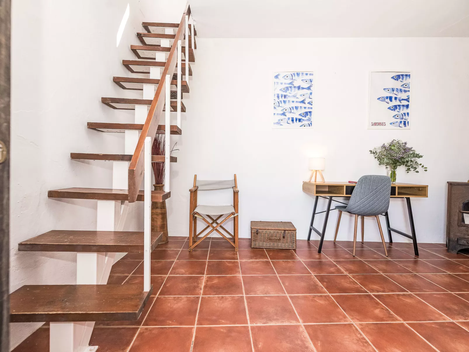Wohnung mit großer Dachterrasse in Vejer - Binnen