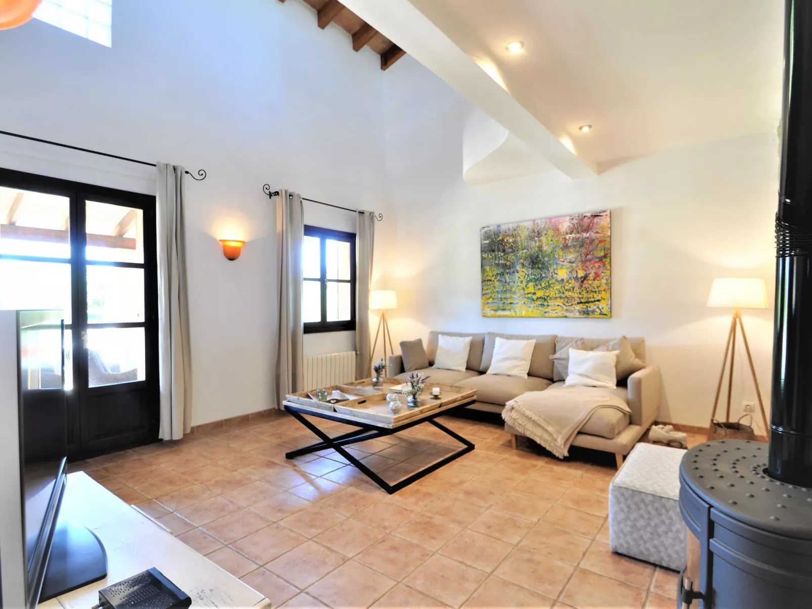 Villa SON RUBI en Selva (Serra de Tramuntana) con barbacoa y piscina privada- V - Binnen