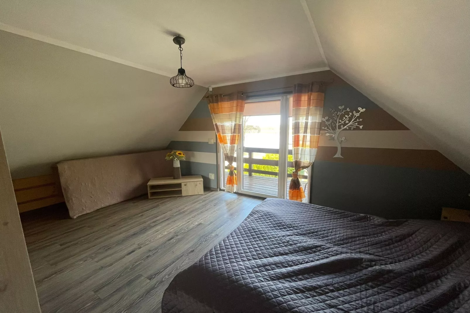	Dom wakacyjny nad jeziorem Goszcza w Lubrzy dla max 6 osób - Slaapkamer