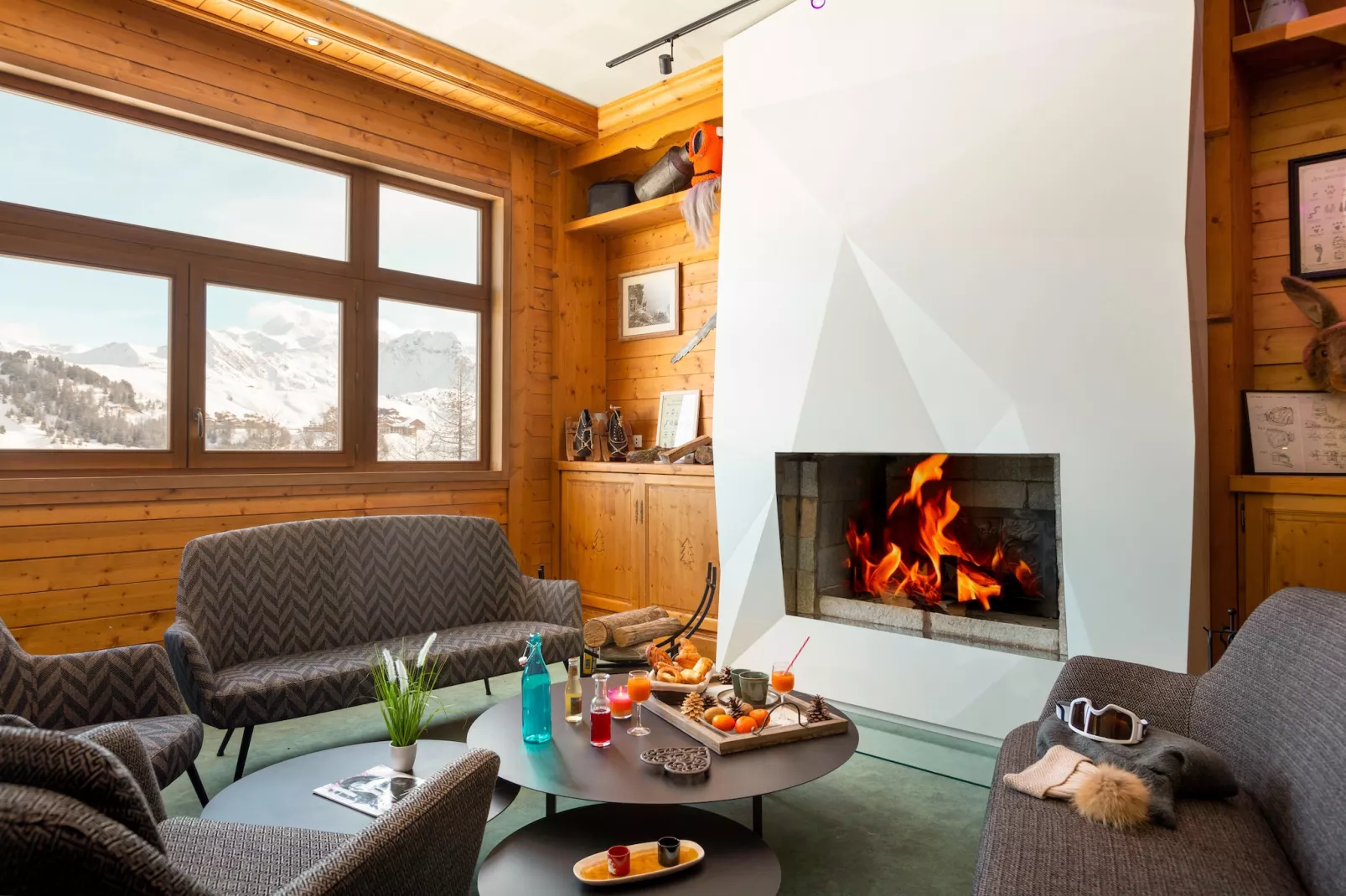 Village Club MMV Plagne 2000  Room for 6 people - Woonkamer