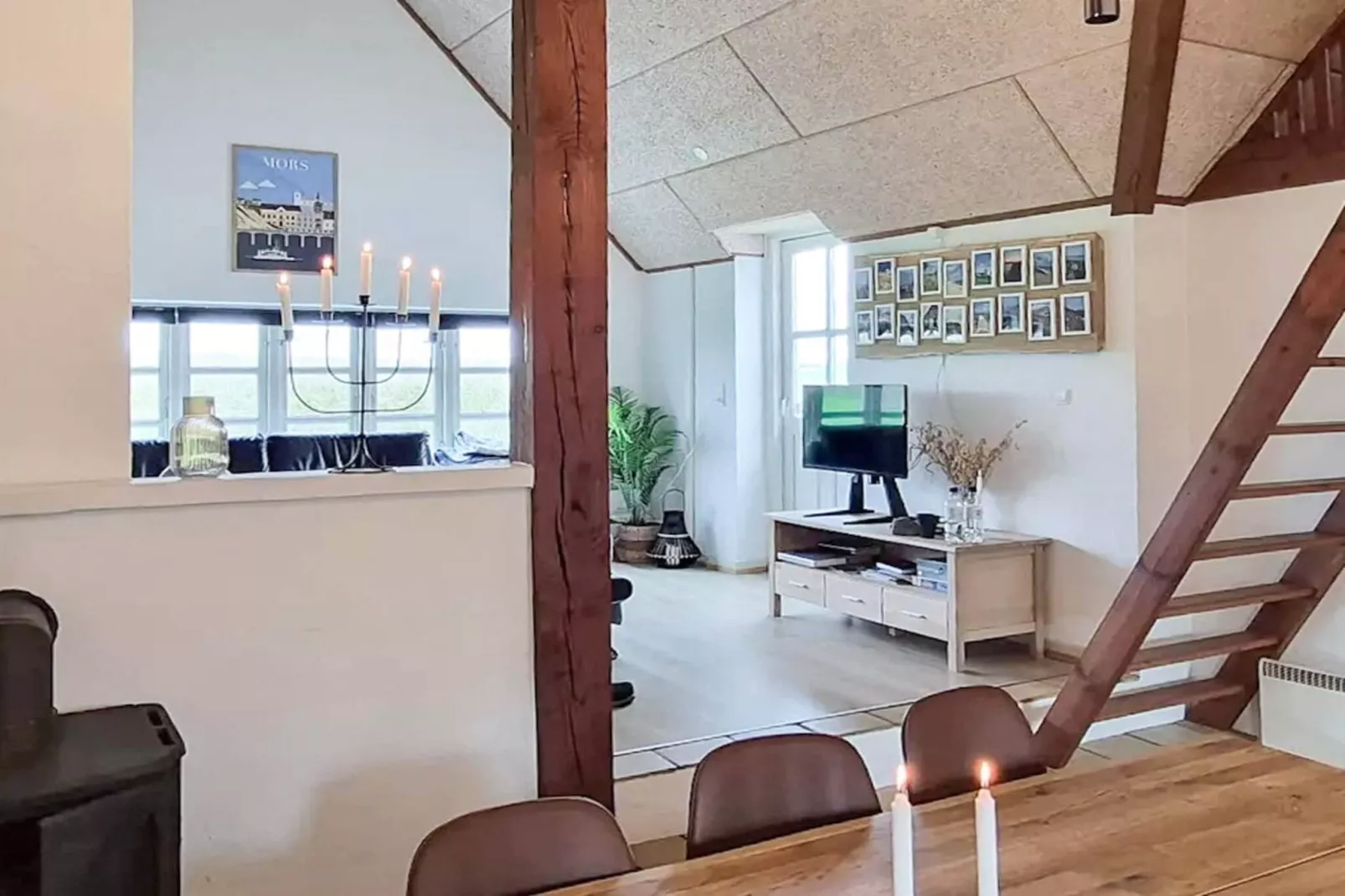 Gezellig vakantiehuis nabij Limfjorden - Binnen