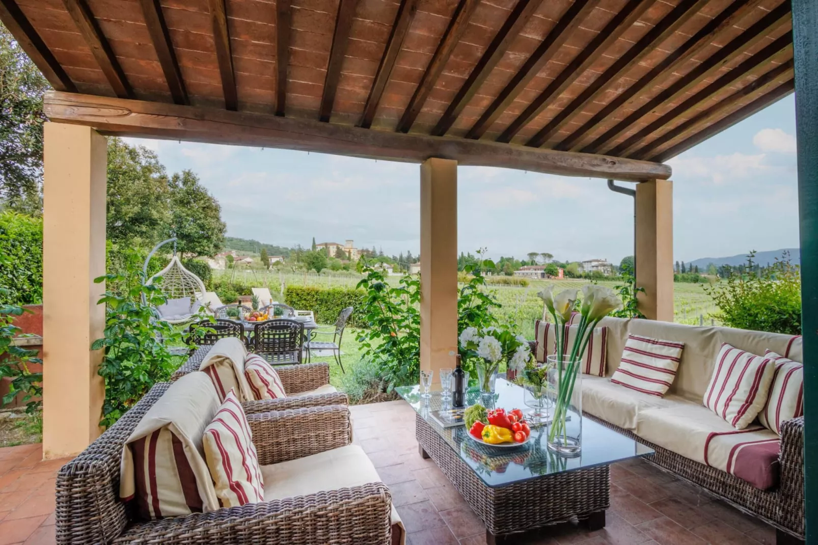 Cicale Farmhouse, 3 bedrooms Farmhouse with Pool - Terrasbalkon