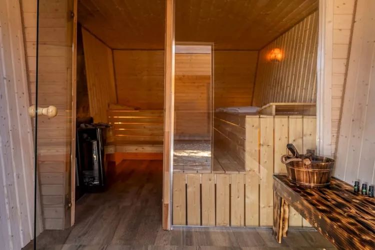Domek wakacyjny LUX dla max 7 osób w Bałachach - Sauna