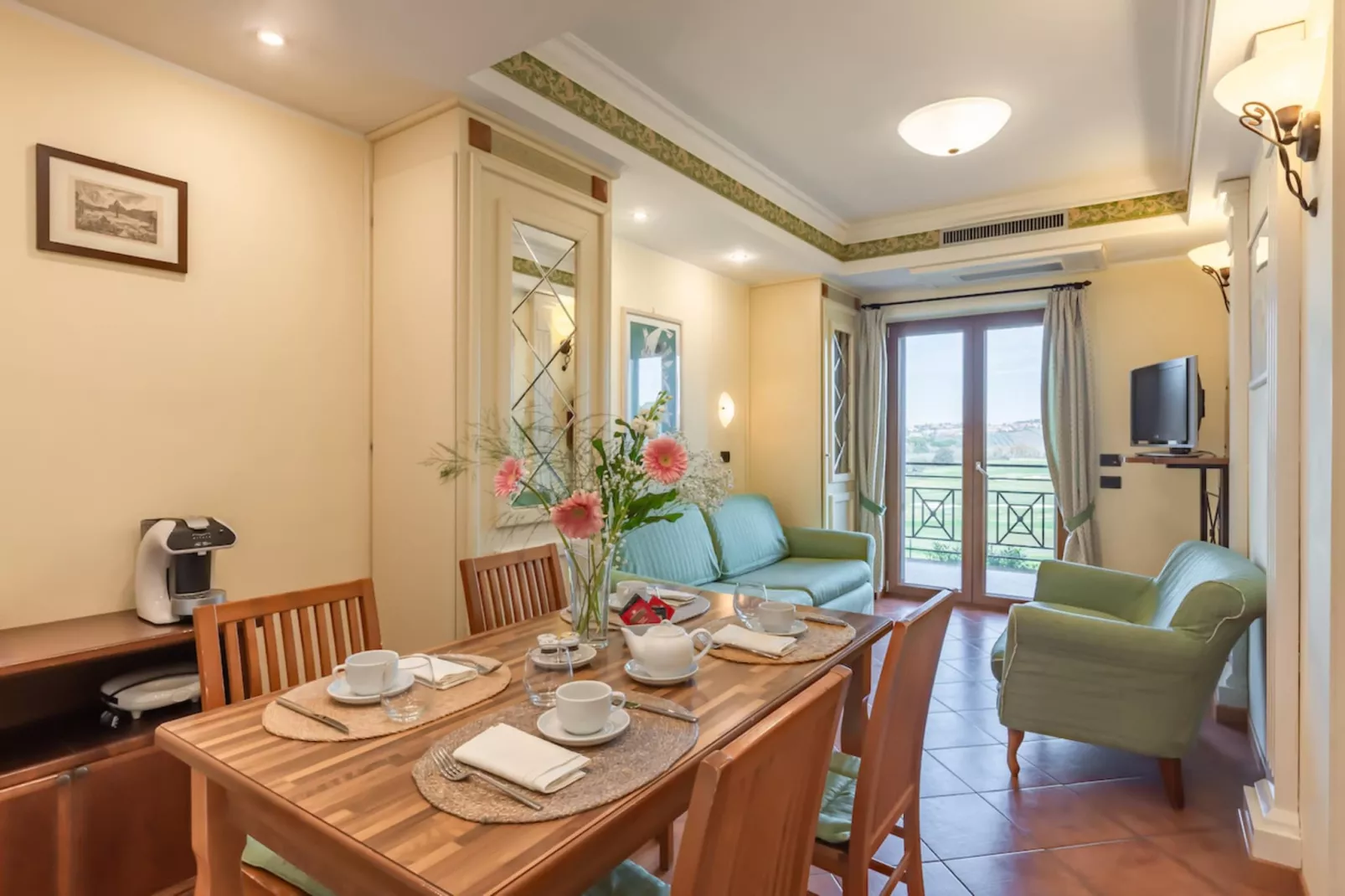 Bilocale vista Golf 120 - 2 pax - Eetkamer