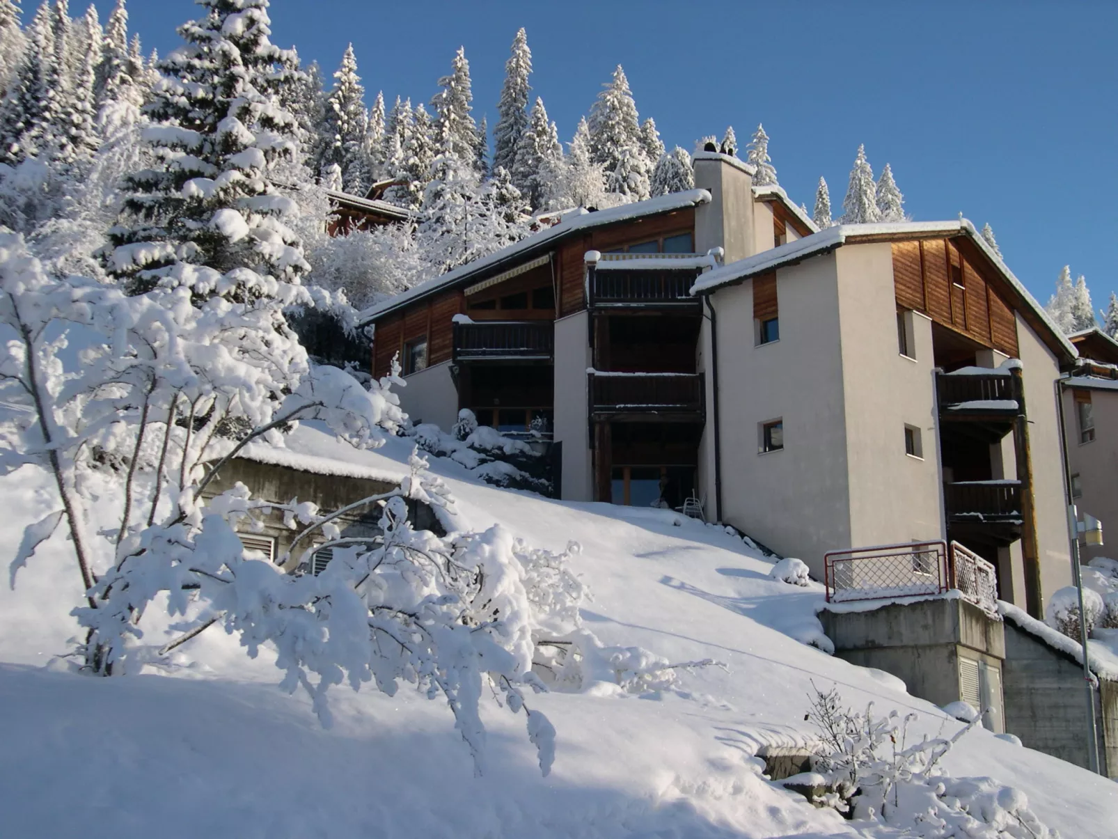 Panorama A23 / Fitzi, (Flims Dorf). Panorama A 23 / Fitzi - Buiten
