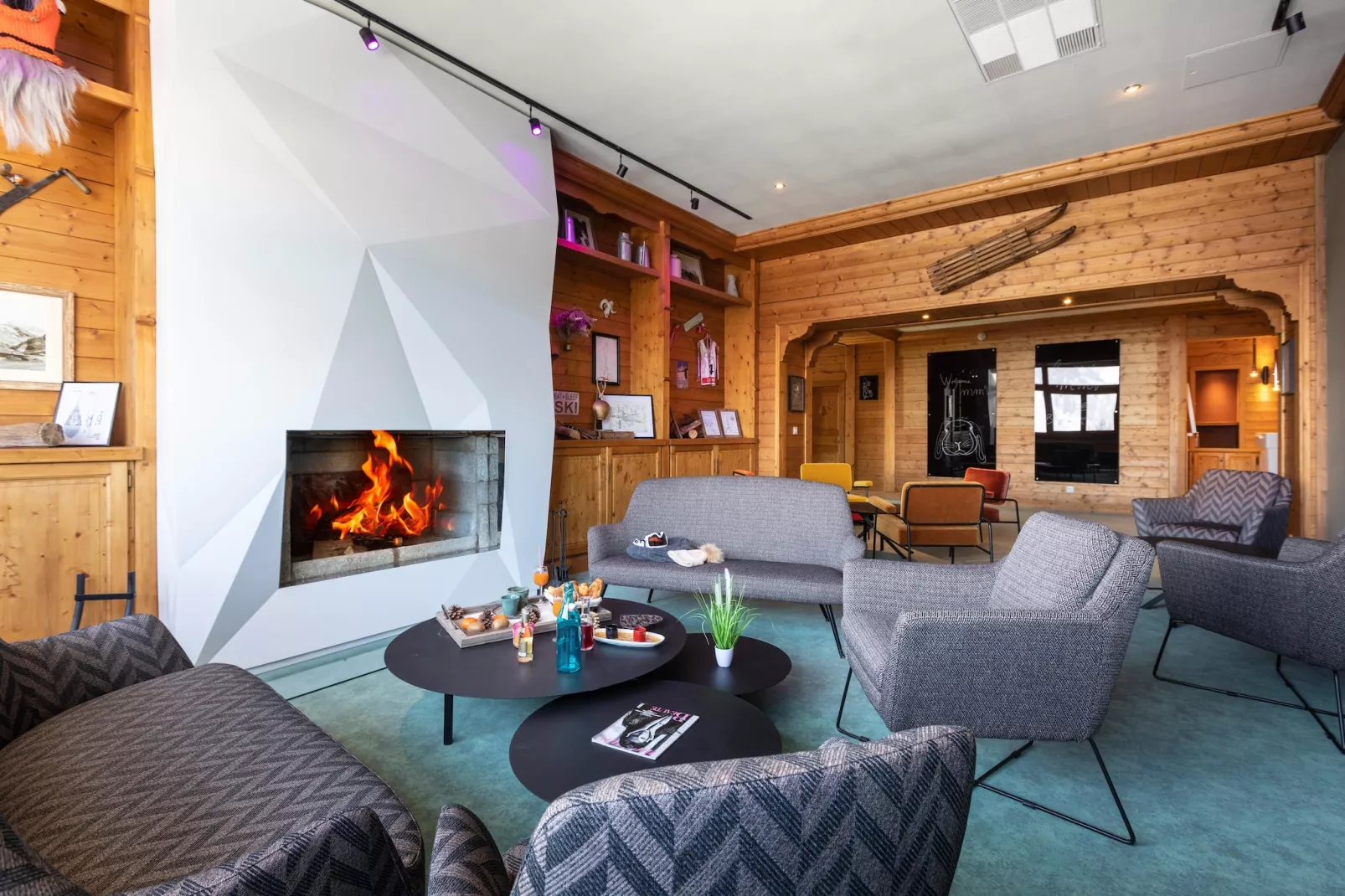 Village Club MMV Plagne 2000  Room for 2 people - Woonkamer