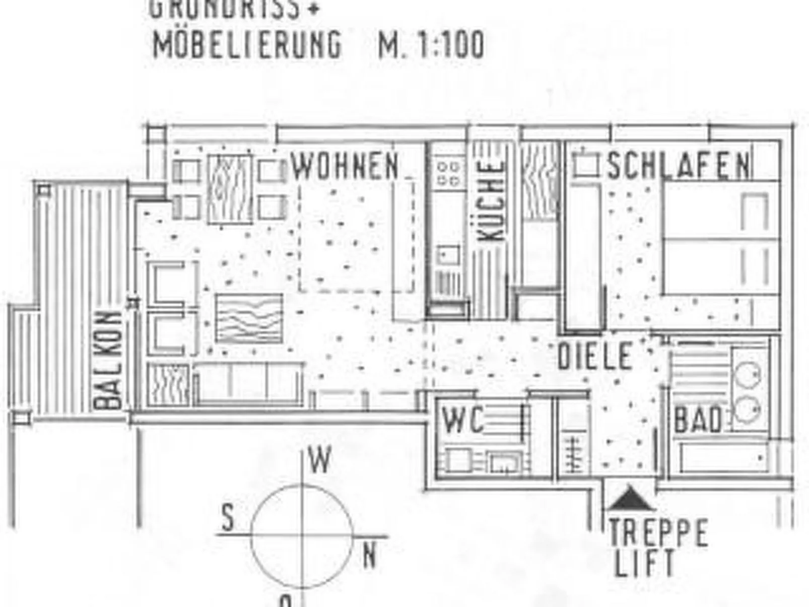 2-Zimmerwohnung - Binnen