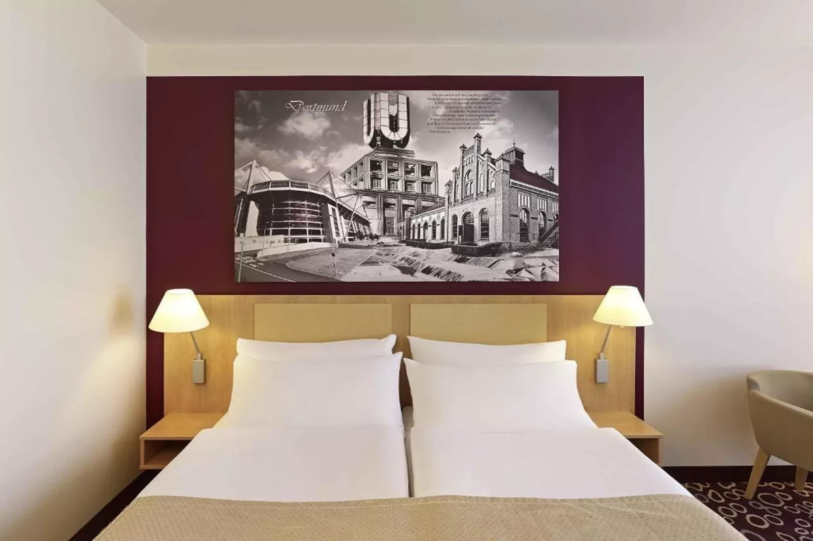 Hotel Dortmund - Standard Double Room - Slaapkamer