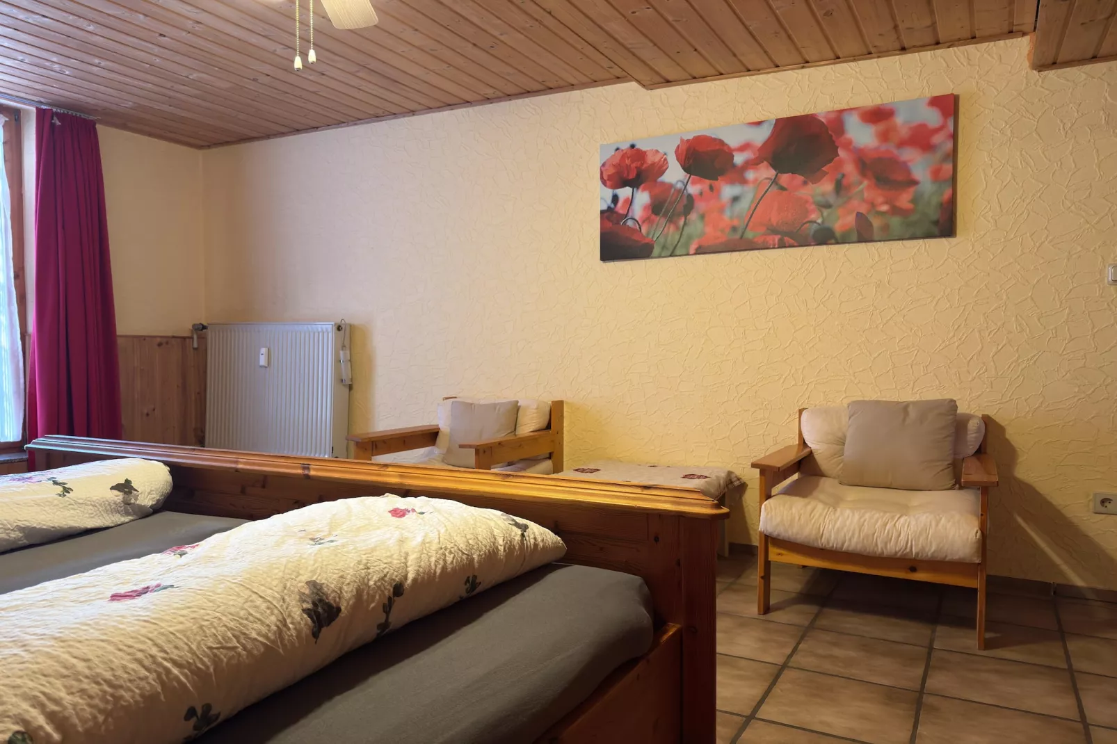 Ferienwohnung Erdgeschoss Weitblick I - Slaapkamer