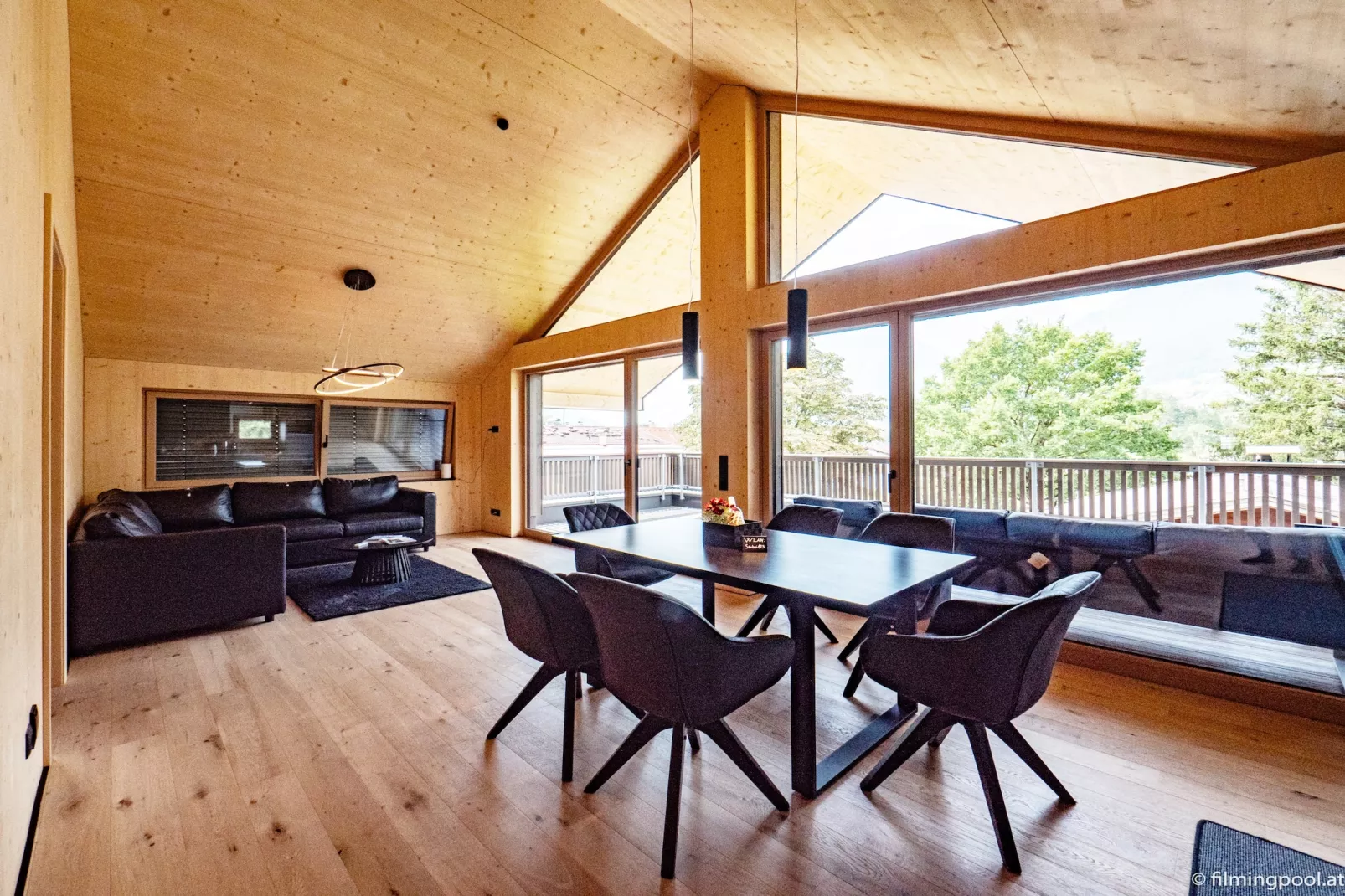 Penthouse in Mieders - Woonkamer
