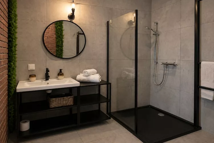 Penthouse dla 4 osób z widokiem na morze - Badkamer