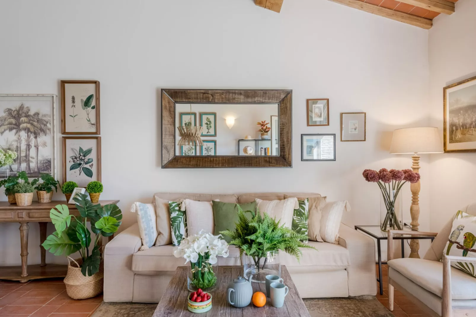 Casa Pinocchio at Borghetto Farmhouse - Woonkamer