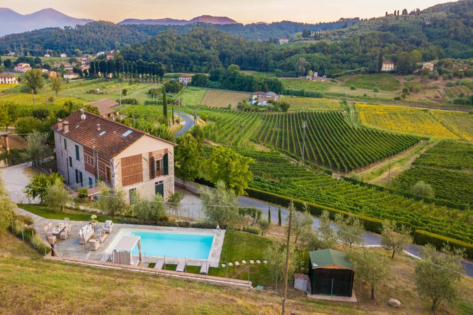 Valle del Sole Winery Farmhouse - Zwembad