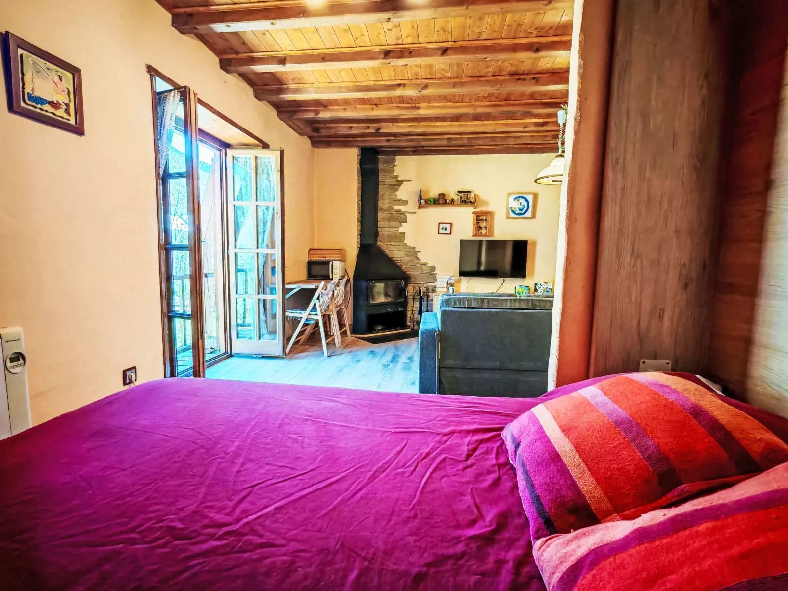 Studio mit Kamin Cosmos 3 Vall de Boí - Binnen