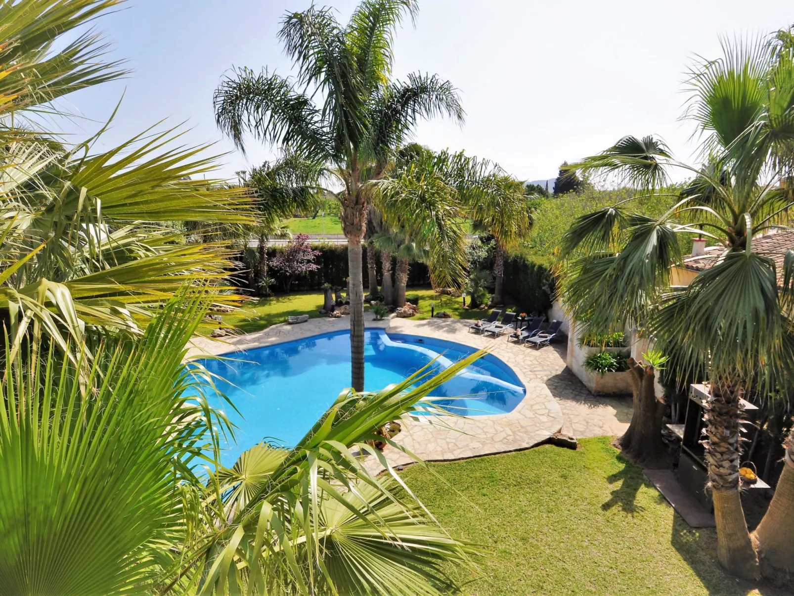 Finca CAN GUAL en Inca para 8 personas con piscina privada y vistas despejadas- - Buiten