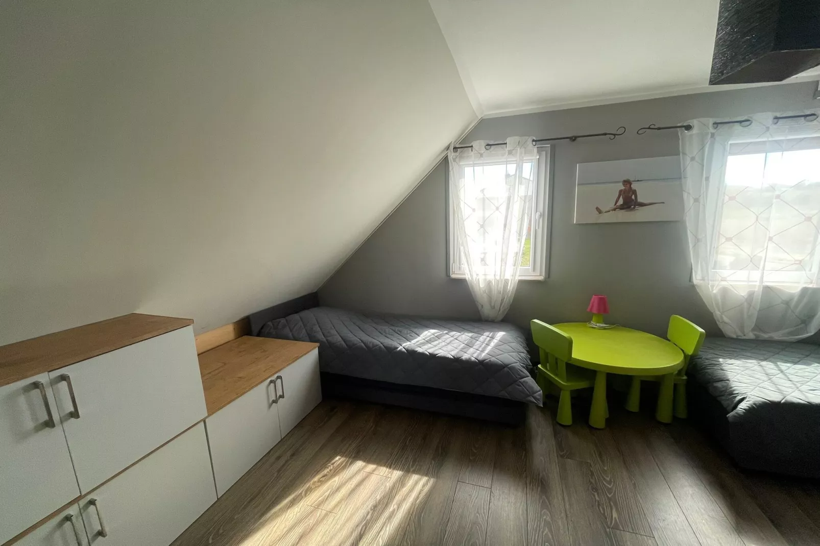 Dom wakacyjny nad jeziorem Goszcza w Lubrzy dla max 4 osób - Slaapkamer
