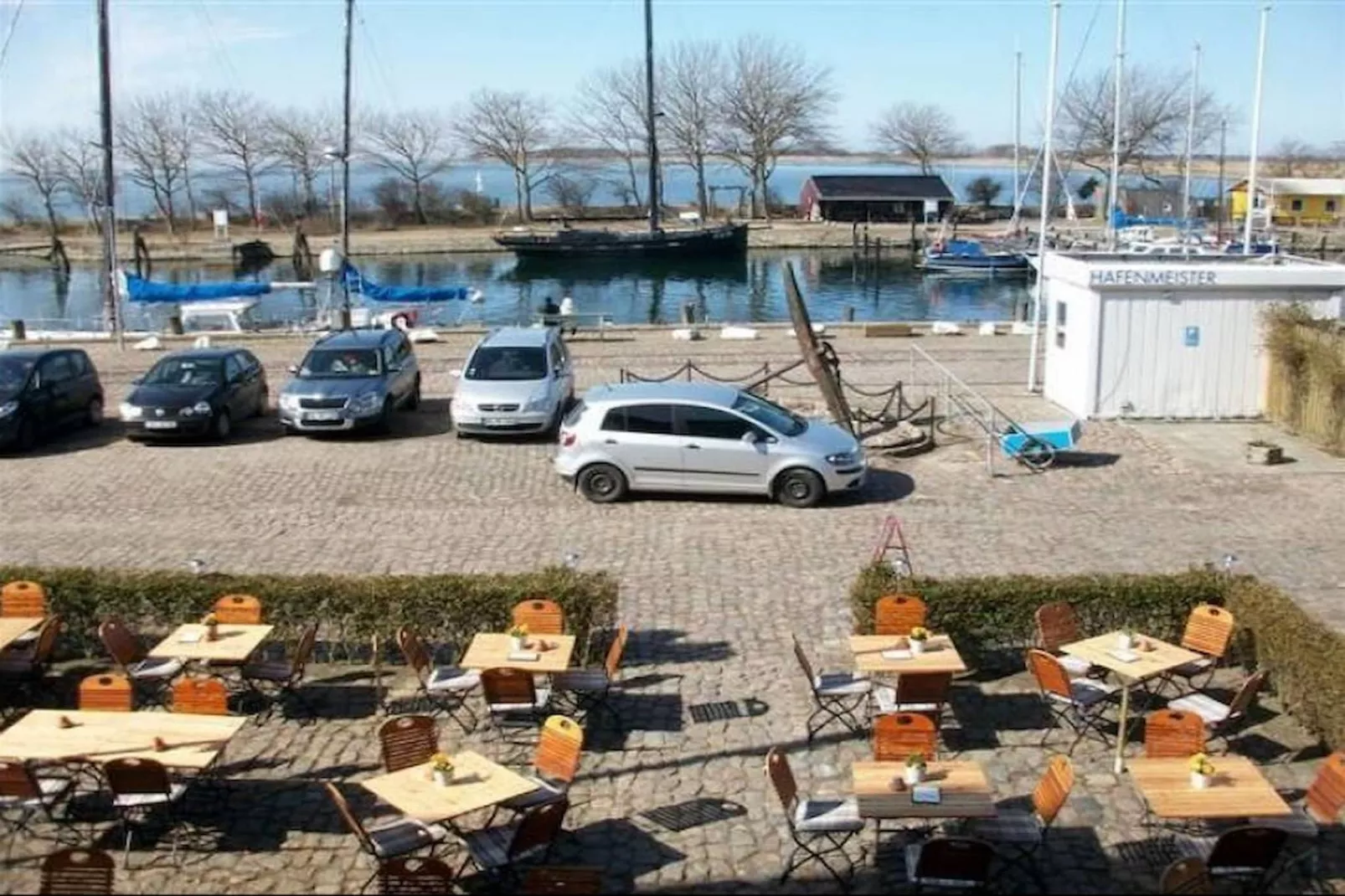 Ferienwohnung Orth B11 - Uitzicht zomer