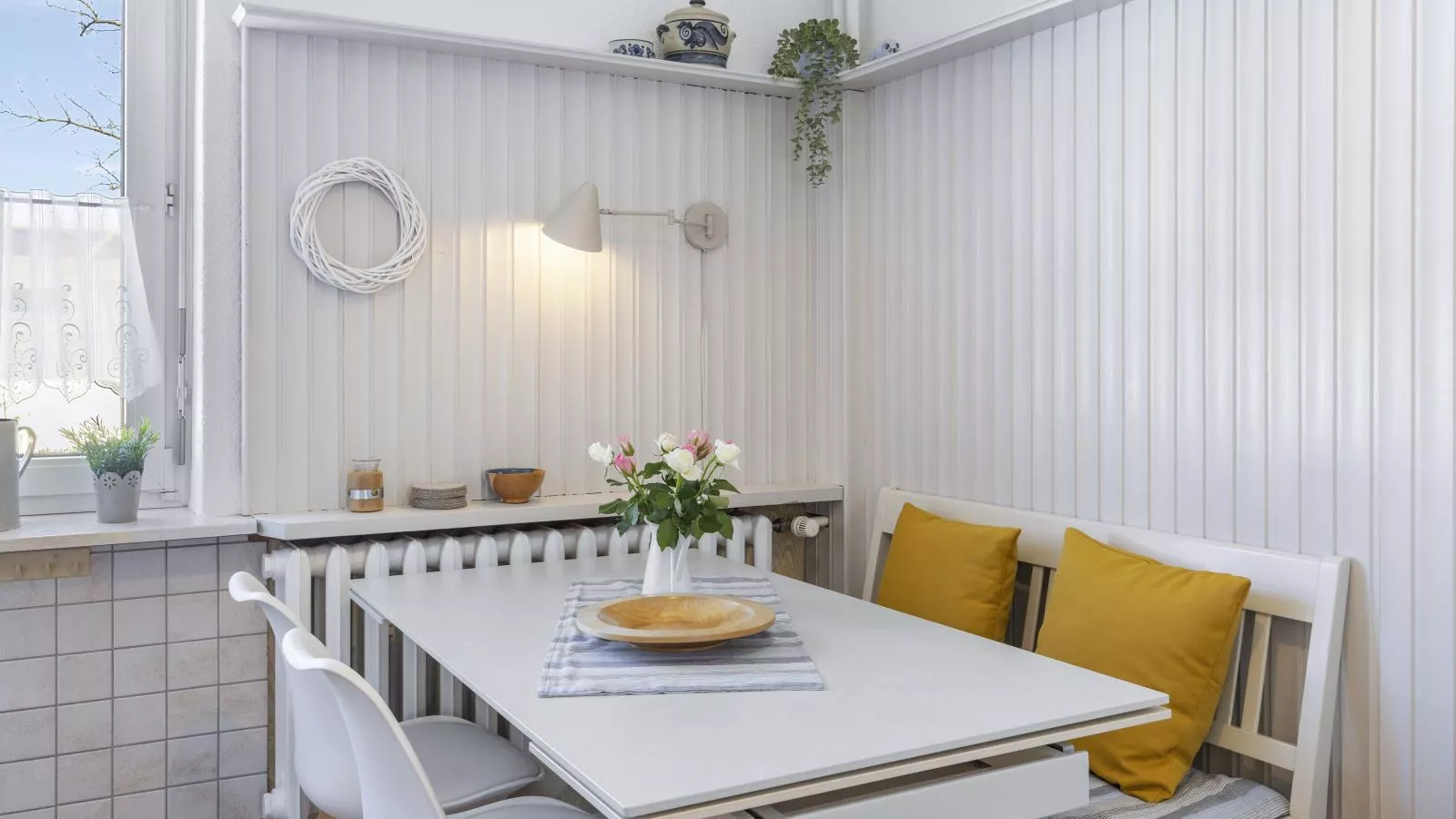 Villa Erika W7 Marianne mit Strandkorb - Eetkamer