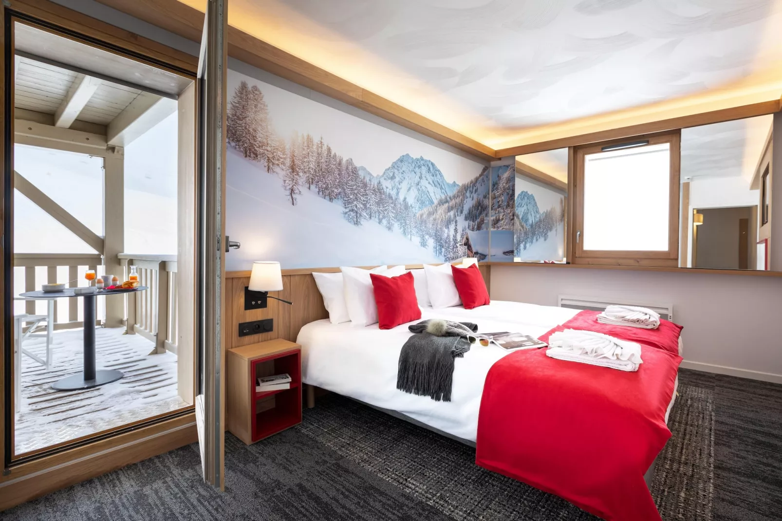 Village Club MMV Plagne 2000  Room for 6 people - Slaapkamer