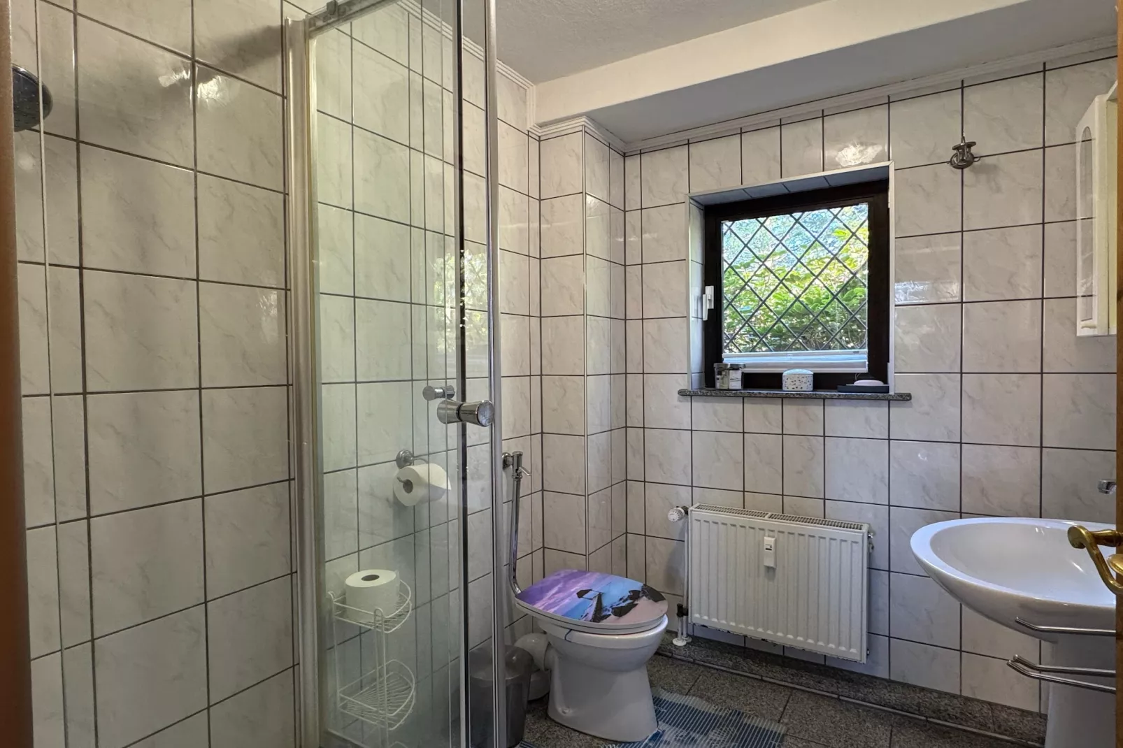 Ferienwohnung Weitblick I und II - Badkamer