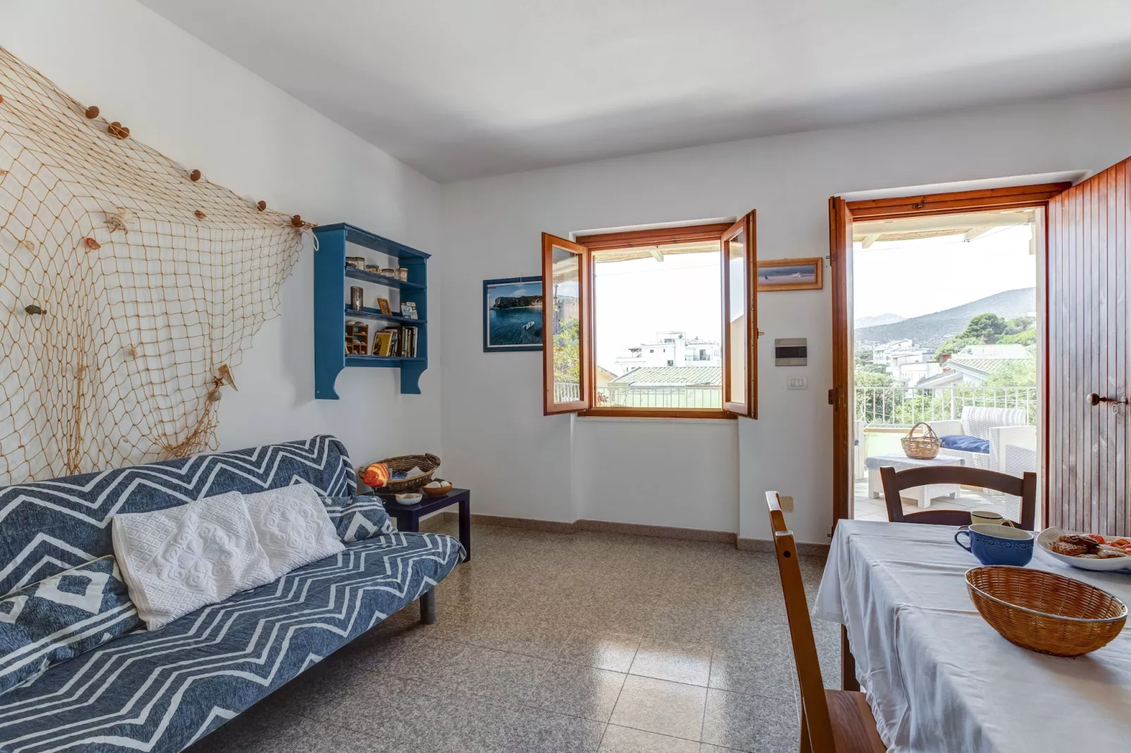 La casa del Porto - Woonkamer