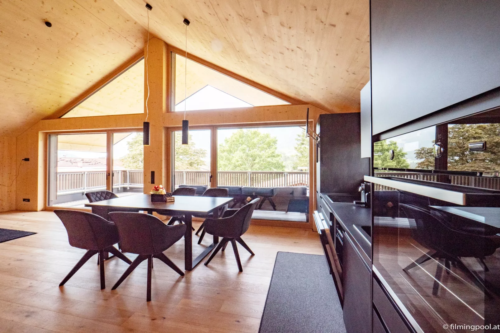 Penthouse in Mieders - Eetkamer