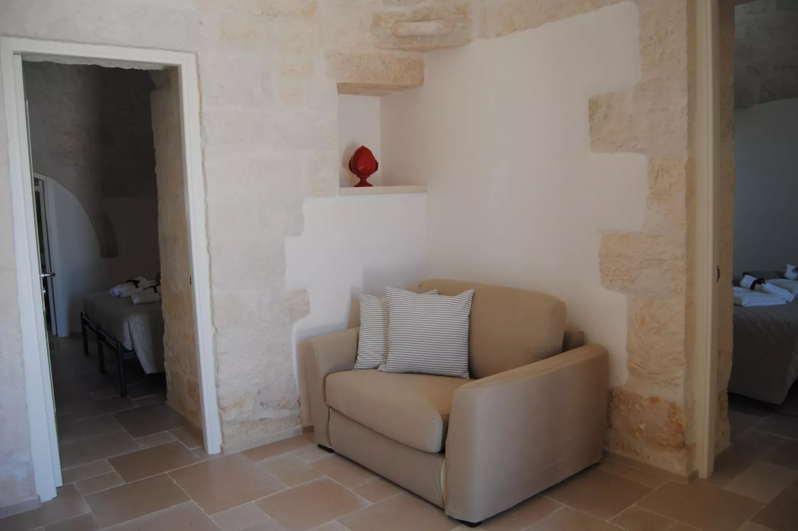Trullo Rosa Ostuni - Woonkamer