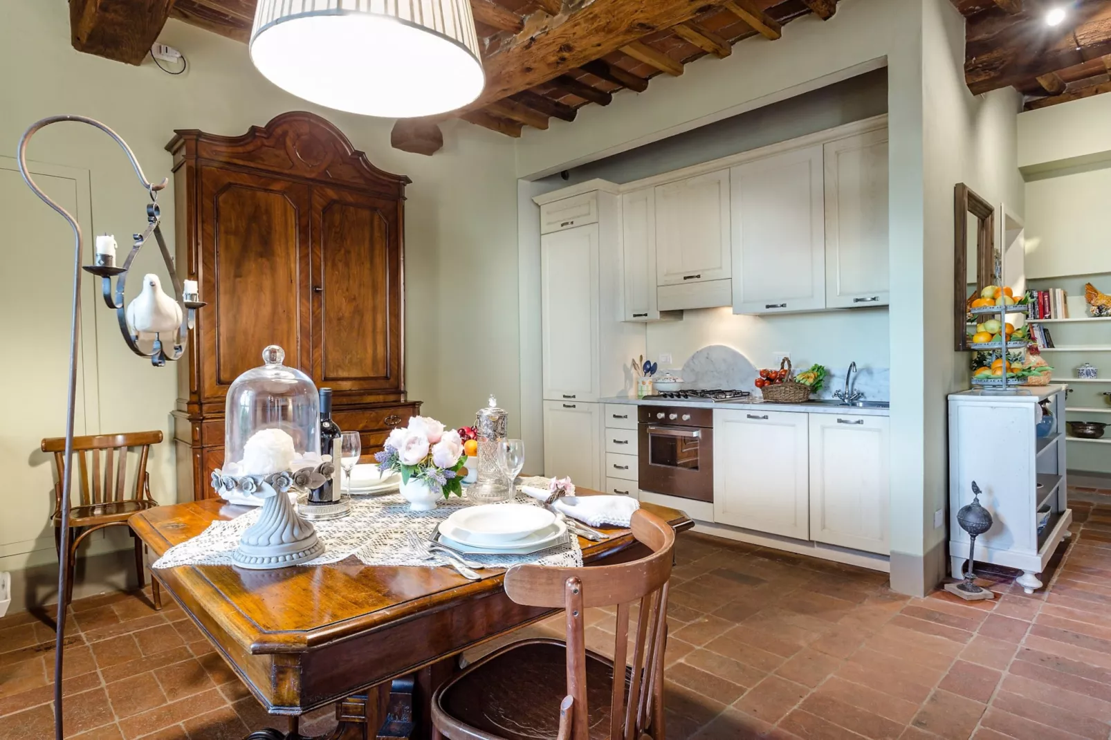 Il Frantoio Farmhouse Apartment - Eetkamer